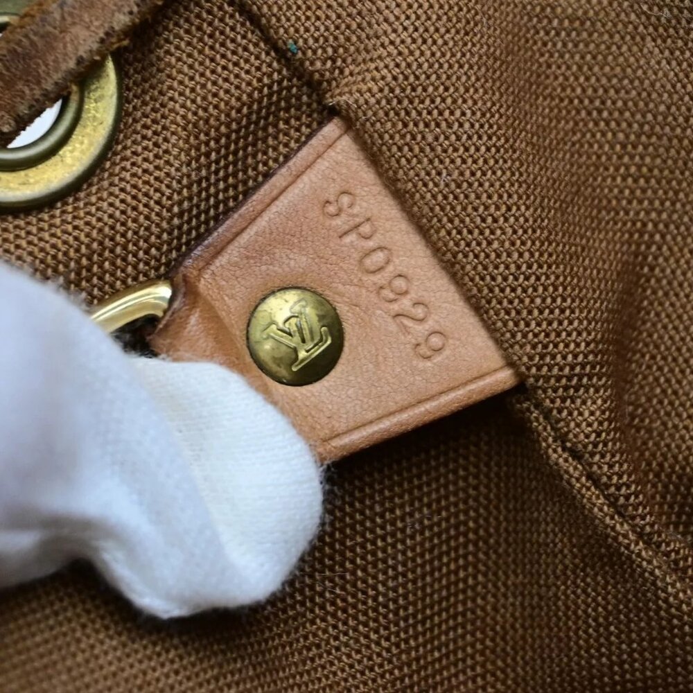 LOUIS VUITTON Montsouris GM Backpack Bag Monogram Leather Brown M51135 70ED741 - Picture 3 of 16